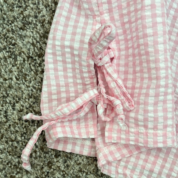 Altar’d State Pink Gingham Tube Top and Shorts Set - Picture 8 of 11